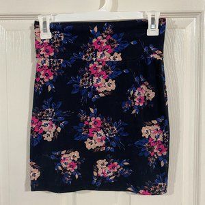 Floral Mini Skirt